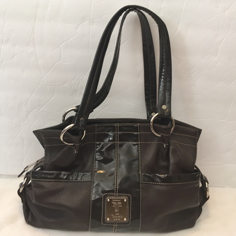 Tignanello Purse Handbag Satchel Genuine Leather